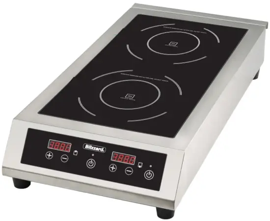 BLIZZARD BIH2 Commercial 6000W Double Induction Hob