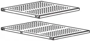 ALGOT shelf. Metal white 3