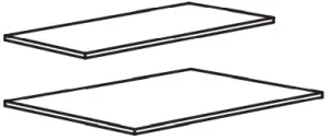 ALGOT shelf. White. 3