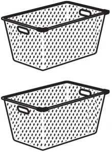 BASKET AND FRAME STORAGE WITHOUT CASTORS - combination needed - mesh baskets 2