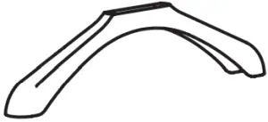 BUMERANG shoulder shaper for hanger