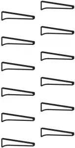 WALL MOUNTED STORAGE - combination needed - brackets