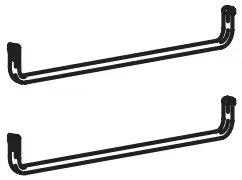 WALL MOUNTED STORAGE - combination needed - rods