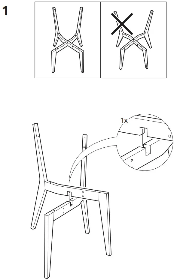 IKEA 004 572 35 LISABO Chair Ash - figure 2