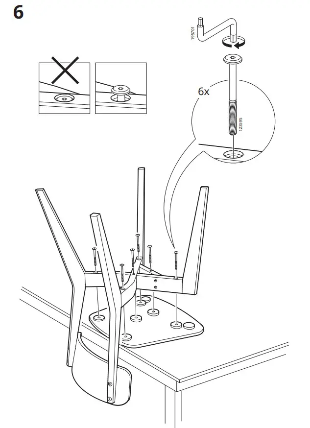 IKEA 004 572 35 LISABO Chair Ash - figure 6