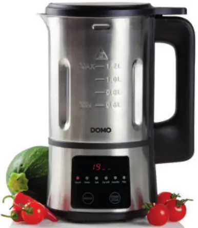 DOMO DO727BL Digital Soup Maker