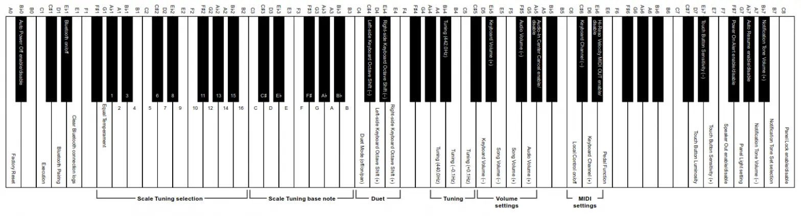 CASIO Electronic Musical Instrument - function key