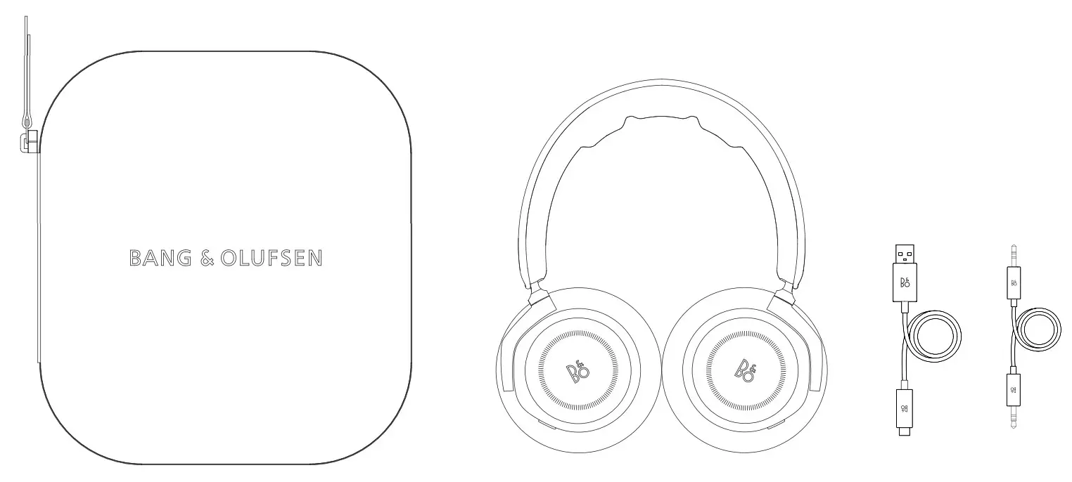 BANG OLUFSEN BEOPLAY HX Comfortable ANC Over-Ear Headphones - CONTENTS