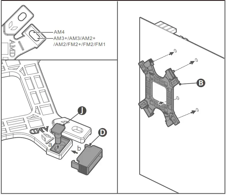 COOLER MASTER HYPER 212 EVO V2 Air Cooler - AMD AM4 AM3 AM3 AM2 1