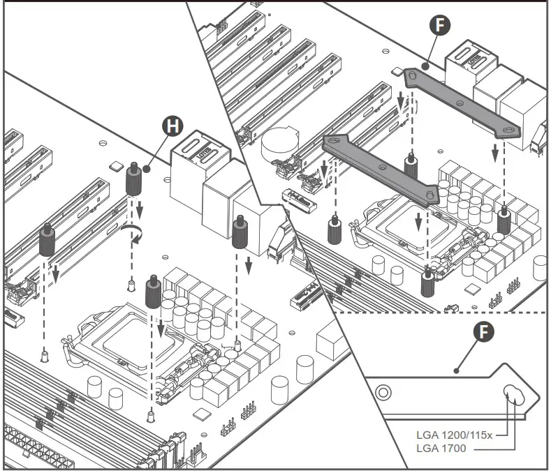 COOLER MASTER HYPER 212 EVO V2 Air Cooler - Intel LGA 1700 1200 115x 2
