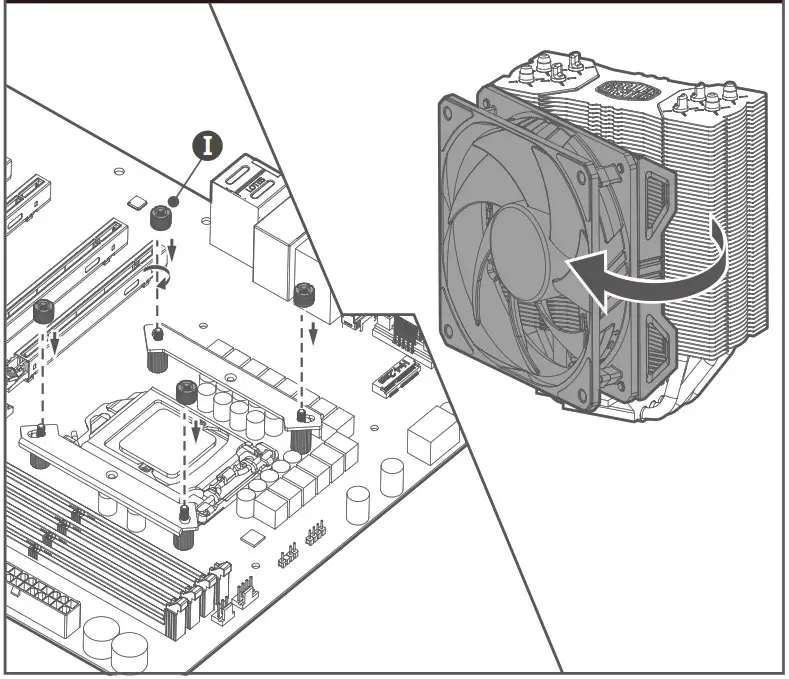 COOLER MASTER HYPER 212 EVO V2 Air Cooler - Intel LGA 1700 1200 115x 3