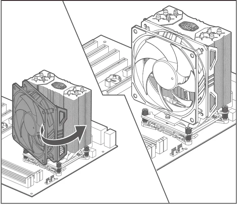 COOLER MASTER HYPER 212 EVO V2 Air Cooler - Intel LGA 1700 1200 115x 7