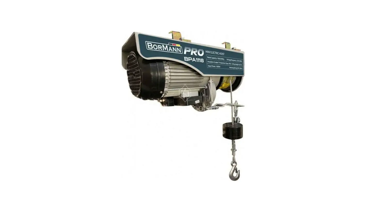 Bormann Pro Bpa5118 Electric Hoist For Load Weight User Manual