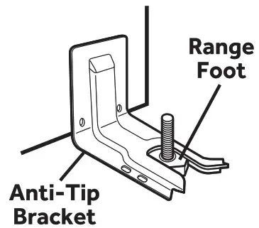 Empava EMPV-30GR06 30 Freestanding Range Gas Cooktop and Oven - The Anti-tip Bracket 2