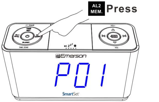EMERSON CKS1507 SmartSet Clock Radio with Auto Time Setting System - Fig 30
