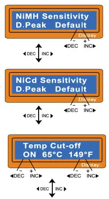 G T Power 2-Channel Intelligent Charger - User setting