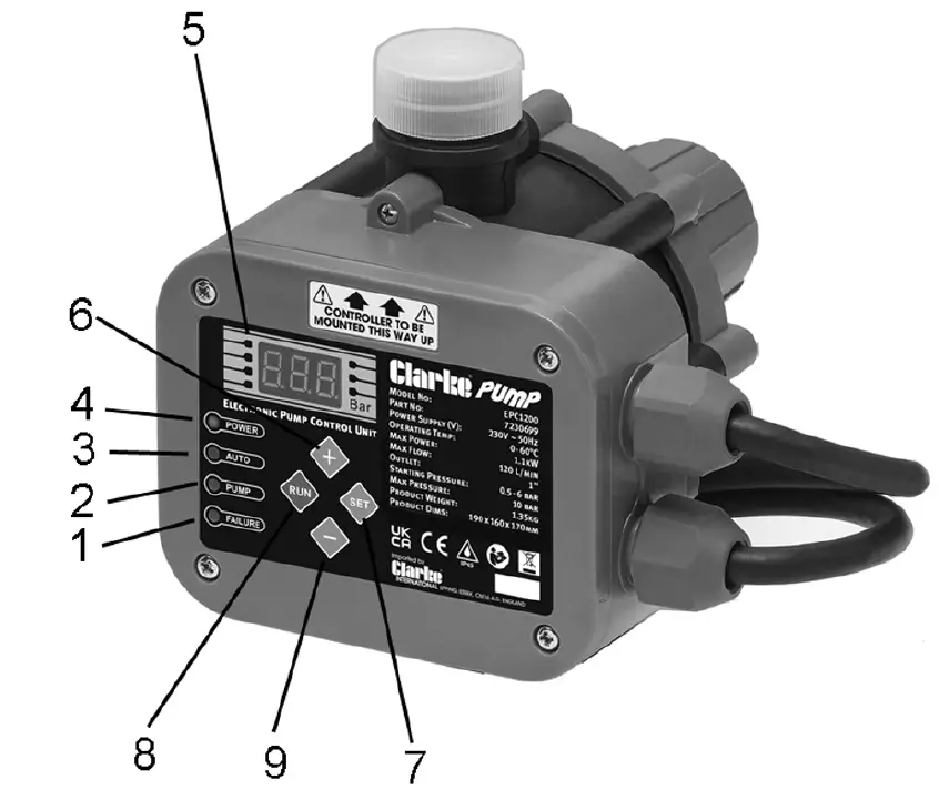 Clarke EPC1200 Electronic Pump Controller 06