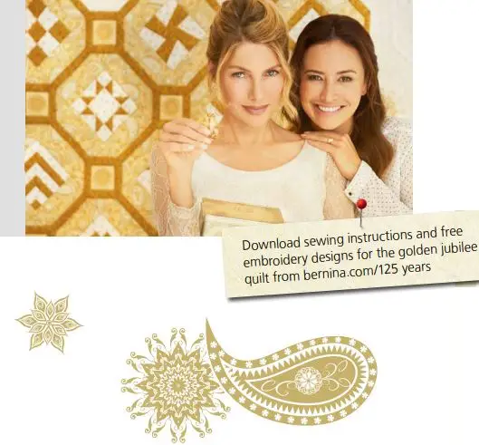 BERNINA B770 QE Anniversary Edition Sewing Machine User Guide - CELEBRATE 125 YEARS of UNMATCHED EXCELLENCE