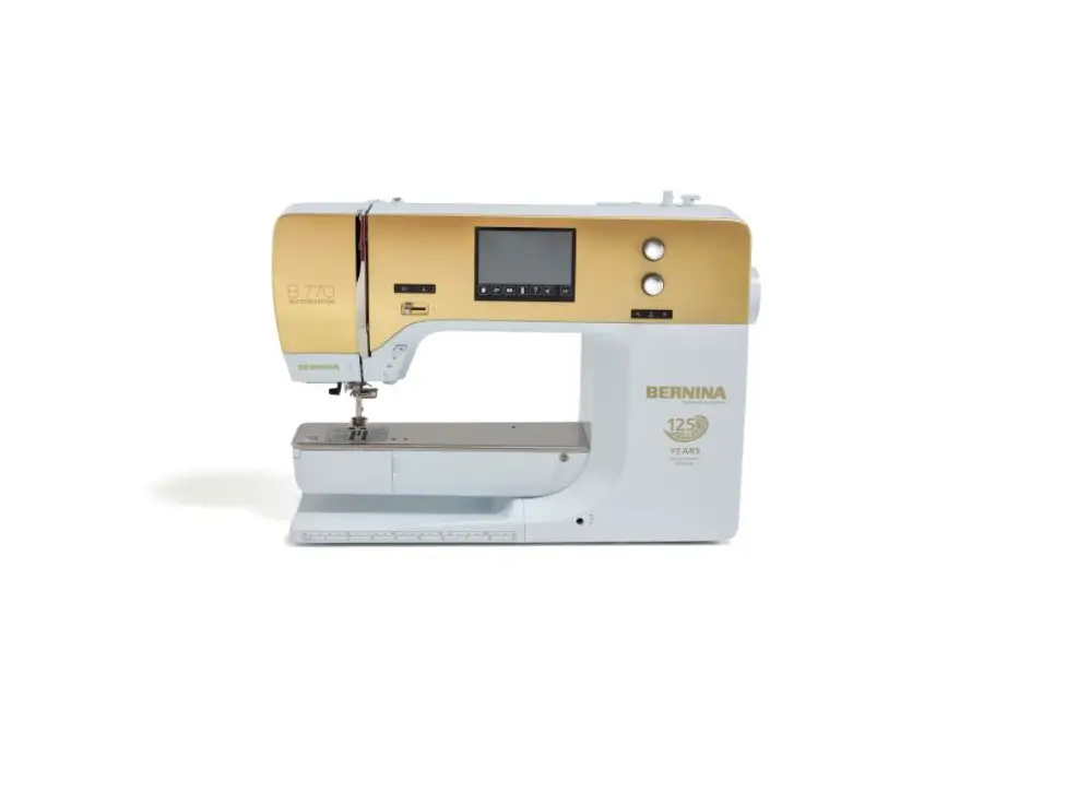 Bernina B770 Qe Anniversary Edition Sewing Machine User Guide