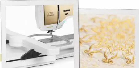 BERNINA B770 QE Anniversary Edition Sewing Machine User Guide - Integrated embroidery function