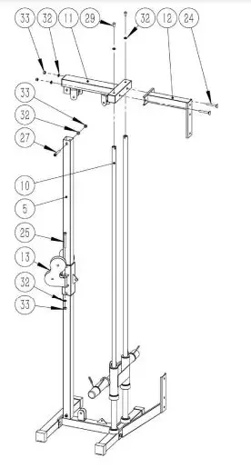 SYNERGEE 810032235116 Wall Mounted Pulley Machine 22