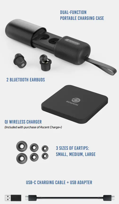 Rowkin-Ascent-Charge+-True-Wireless-Earbuds-Headphones-50+-Hours-Bluetooth-5-Smallest-Earphones-Fig-1