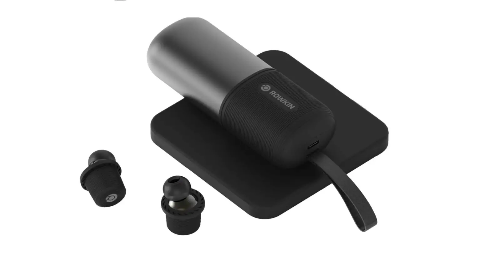 Rowkin Ascent Charge+ True Wireless Earbuds Headphones: 50+ Hours Bluetooth 5 Smallest Earphones-complete Features/user Manual