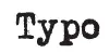 typo logo