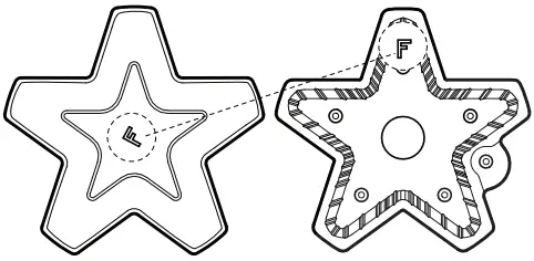 Placing the burner caps