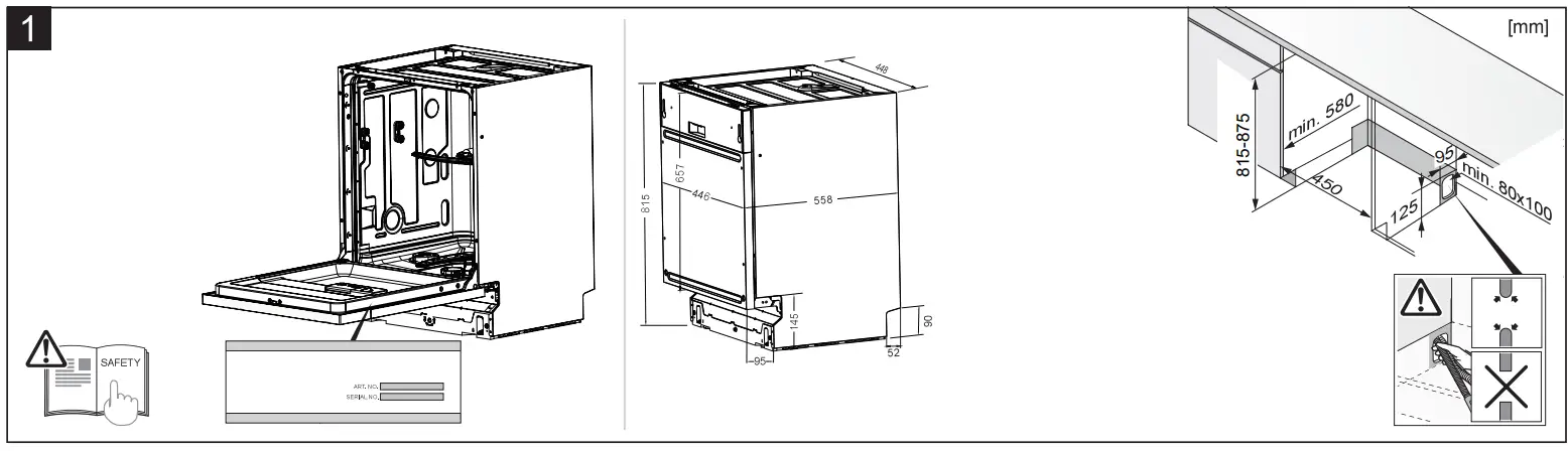 gorenje GV52040 Dishwasher - fig 1