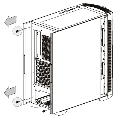thermaltake H350 TG Mid Tower RGB Mid-Tower Chassis-3
