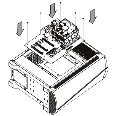 thermaltake H350 TG Mid Tower RGB Mid-Tower Chassis-5
