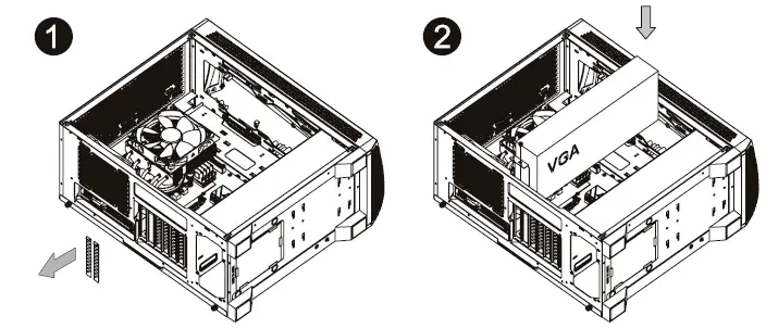 thermaltake H350 TG Mid Tower RGB Mid-Tower Chassis-8