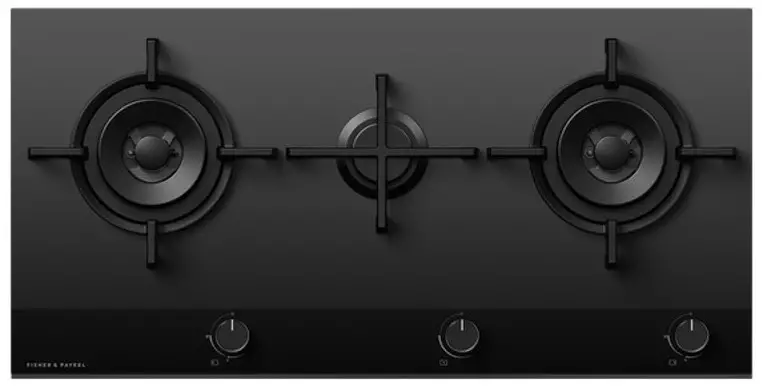 FISHER PAYKEL CG903DLPGB4 90cm Gas on Glass Cooktop