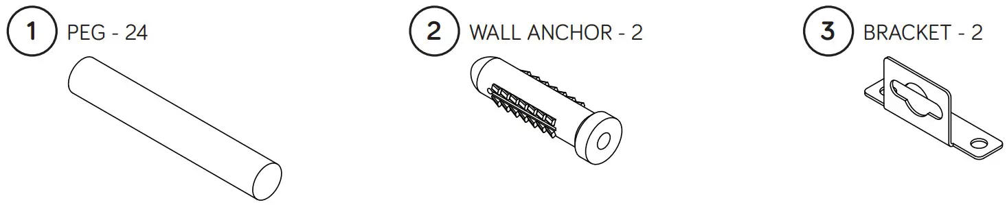 Teknik 5423412 Wall Mounted Pegboard - Figure 5