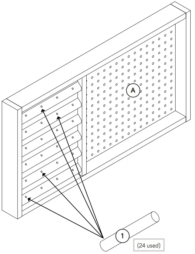 Teknik 5423412 Wall Mounted Pegboard - Figure 8