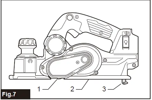 makita DKP181ZU Cordless Planer 07