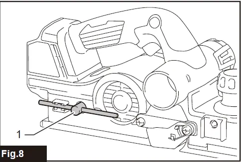 makita DKP181ZU Cordless Planer 08