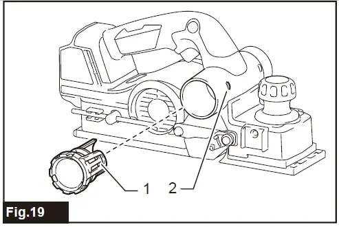 makita DKP181ZU Cordless Planer 19