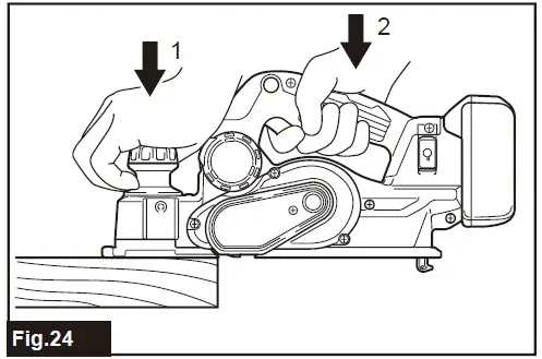 makita DKP181ZU Cordless Planer 24