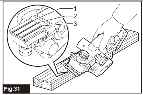 makita DKP181ZU Cordless Planer 31