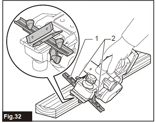 makita DKP181ZU Cordless Planer 32