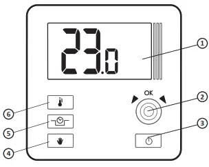 AURATON Cetus Daily Wired Thermostat - 2