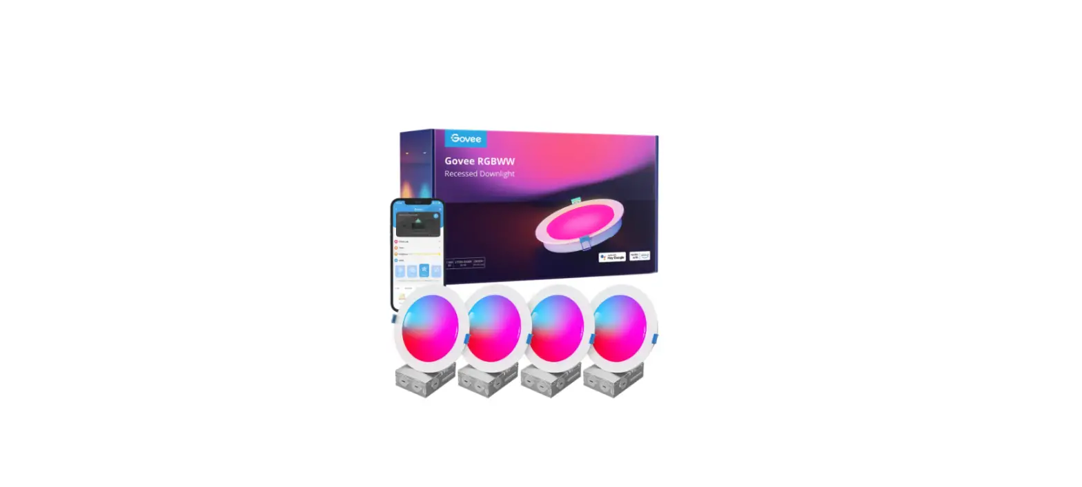 Govee Smart Rgbww Recessed Lights 4 Pack User Manual