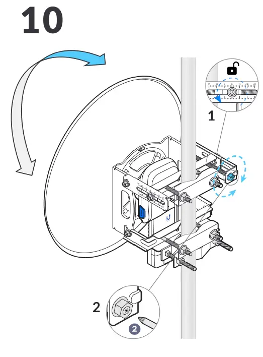 UBIQUITI Uisp Dish Antenna FIG (12)