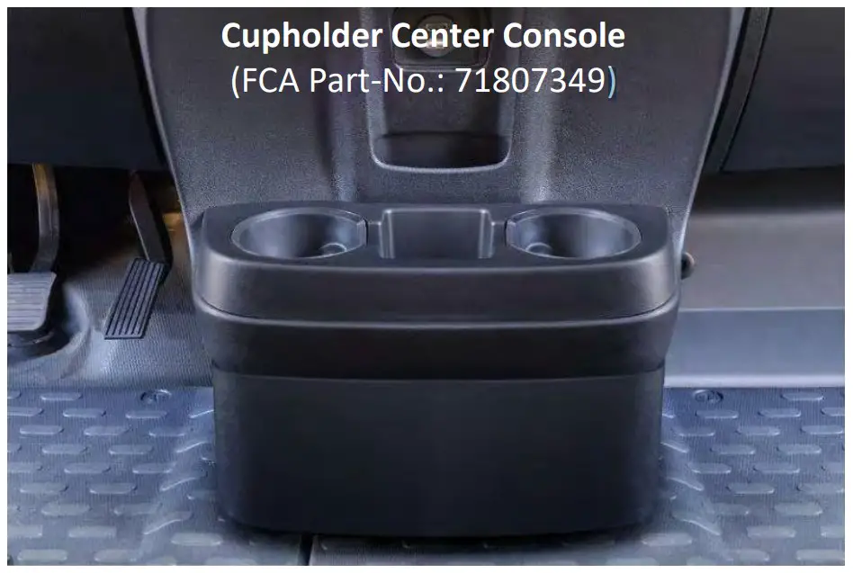 Cup holder Center Console