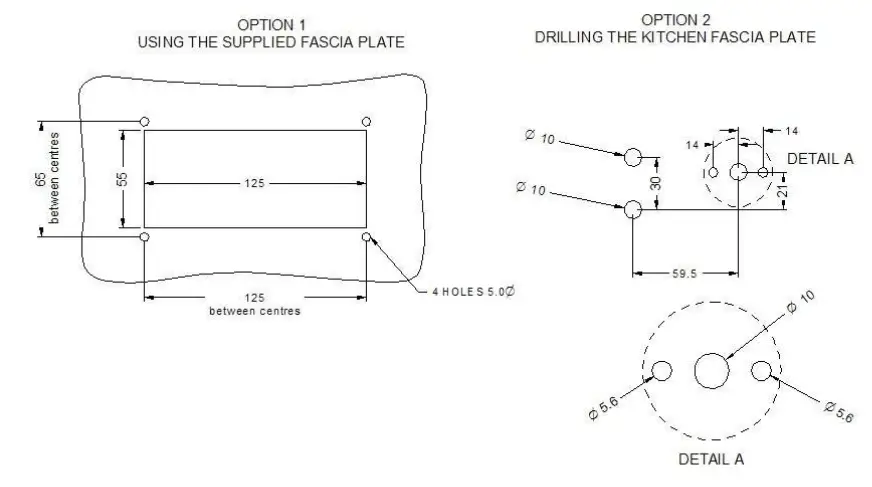 frifri 670132 Super Easy Built In Built In Electric Fryer- controls 2