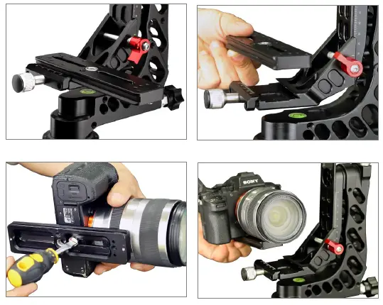 PROAIM P-GH-30 Universal Camera Gimbal Tripod Head-7