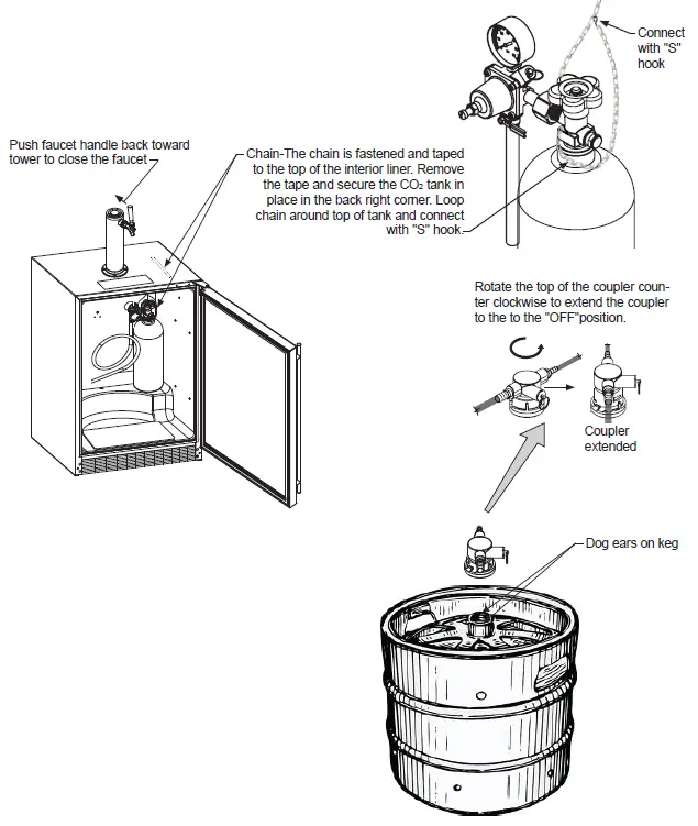MARVEL-MOKR224-24-in-Outdoor-Mobile-Dispenser-for-Beer-fig 13