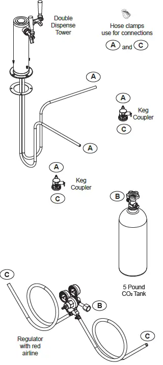MARVEL-MOKR224-24-in-Outdoor-Mobile-Dispenser-for-Beer-fig 9